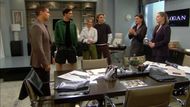 Zende and Dylan met with Deke, Will, Katie, and Hope at Logan Designs | Image: CBS