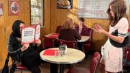 Kristen finds Sophia in a diner | Image: Corday Productions