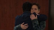 Days of our Lives' Leo accepted a hug from Javi | Image: Peacock