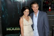 Actor Chad Michael Murray (R) and his wife actress Sophia Bush arrive at Warner Bros. Premiere Of "House Of Wax" at the Mann's Village Theater on April 26, 2005 - Arrivals - Source: Getty