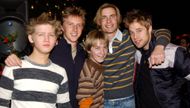 Evan Ellingson, Andrew Eiden, Jason Dolley, Erik von Detten and Shaun Sipos of "Complete Savages" - Source: Getty