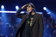 Jim Carrey at 2025 Rock & Roll Hall Of Fame Induction Ceremony - Inside - Source: Getty
