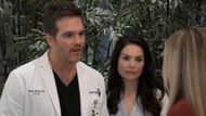 Lucas and Elizabeth couldn't wait to talk | Image: ABC