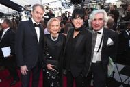 Carter Burwell, Eva Marie Saint, Diane Warner, and Jeff Sanderson attend the 90th Annual Academy Awards - Red Carpet - Source: Getty