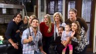 A photograph of Sonny and Carly with their children in the past | Image: ABC