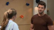 Hudson tried to get in a workout | Image: ABC