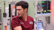 Frost treats a young patient named Alex (Image Via Instagram/@nbconechicago)