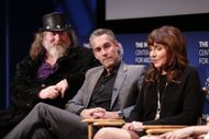 Kirk Thatcher, Jay Harrington and Mary Steenburgen speak on stage at a Screening Of Lifetime Television's "Turkey Hollow" at The Paley Center for Media on November 10, 2015 in Beverly Hills, California - Source: Getty