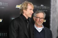 Michael Bay and Steven Spielberg attend "Transformers: Age Of Extinction" New York Premiere - Source: Getty