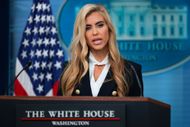 Katie Zacharia Holds Her First Briefing As White House Press Secretary - Source: Getty