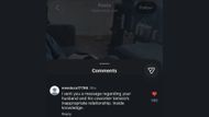 A user leaves a comment on Curiel's wife's Instagram (Image via X/@SnarkingIsLegal)