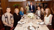 Sally and Coco broke bread with the Abbott clan | Image: JPI
