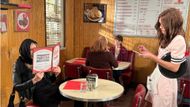 Kay and Sophia at Kay's Diner | Image: Corday Productions/Days of our Lives