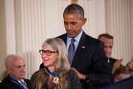 President Barack Obama awarded the Presidential Medal of Freedom to Margaret H. Hamilton - Source: Getty