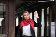 Amber Heard arrives at court for libel trial against The Sun Newspaper - Source: Getty