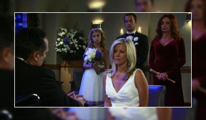 Sonny and Carly are married in the hospital