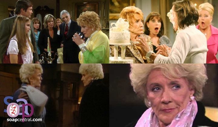 A special week of Y&amp;R episodes devoted to Katherine Chancellor, including a look-like, an intervention, and a food fight