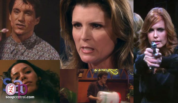 A week of classic The Young and the Restless episodes featuring memorable villains David Kimble, Isabella Bra&ntilde;a, Kevin Fisher, Sheila Carter, and a Lauren Fenmore look-alike.