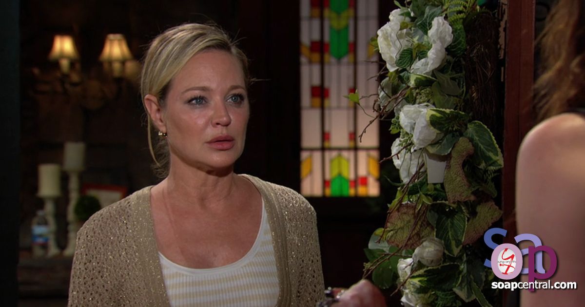 A distraught Sharon sees Cassie